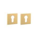 Ключевина Punto ET.K.ARC.Q52 SSG-39 квадратная розетка сатинированное золото (47199)