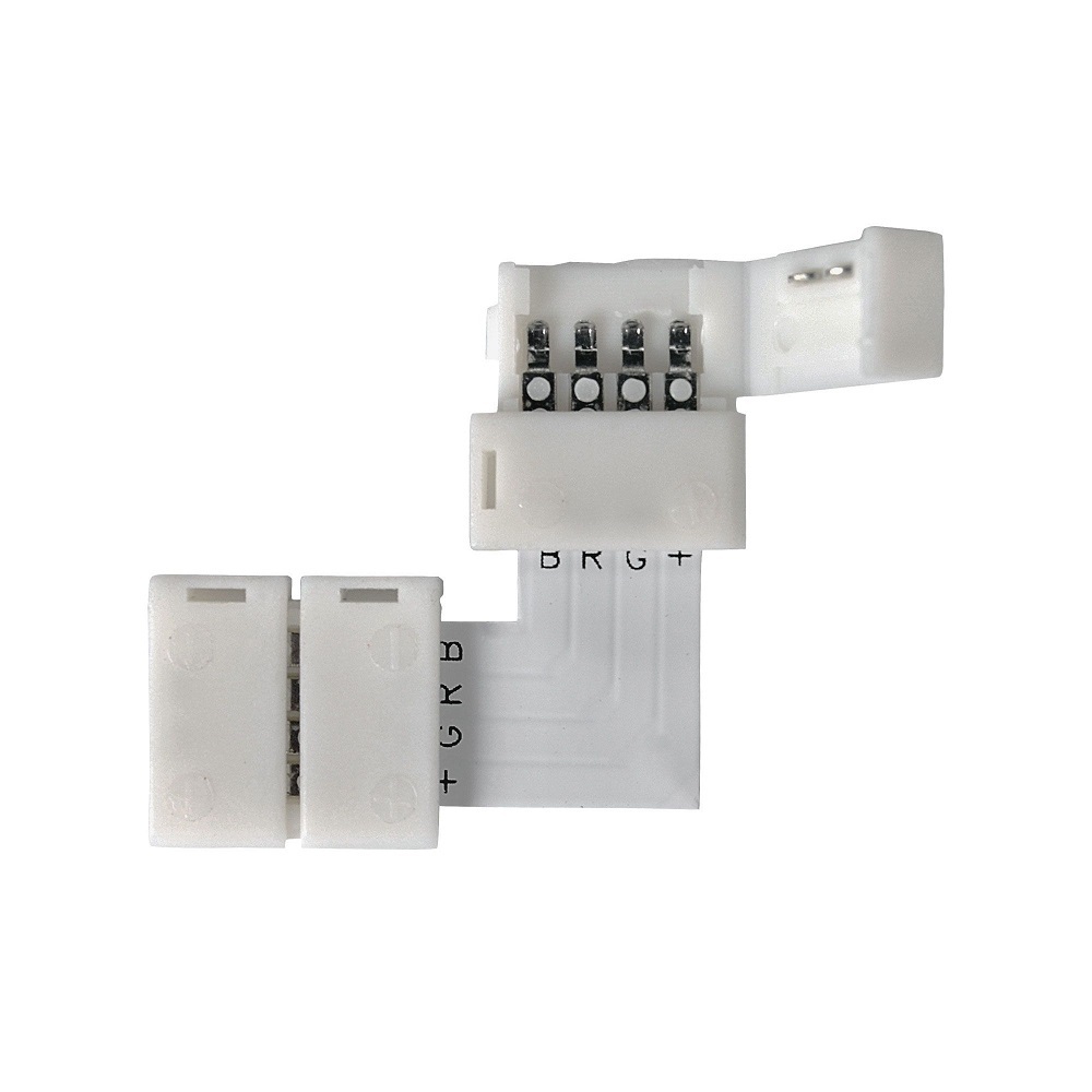 original-25759.jpg Коннектор для светодиодной ленты RGB Elektrostandard LED 3L (a039078) 12/24 В IP20 угловой (5 шт.) — изображение 1