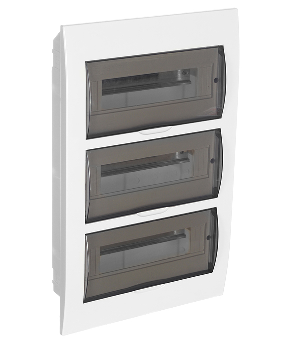 original-25809.jpg Щит распределительный встраиваемый EKF PROxima ЩРВ-П-36 пластиковый IP41 482х300х100 мм 36 модулей — изображение 1