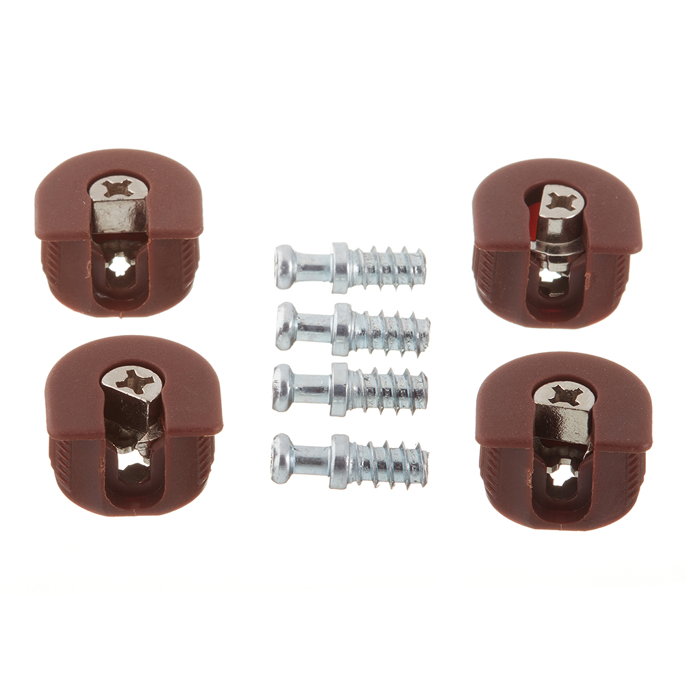 original-25909.jpg Полкодержатель-стяжка d20 мм коричневый со штоком 11 мм (4 шт.) — изображение 1