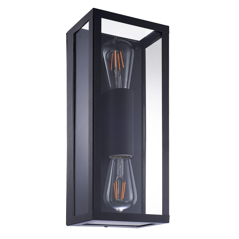 original-26080.jpg Светильник садово-парковый настенный Arte Lamp Belfast черный E27 IP44 (A4569AL-2BK) — изображение 1