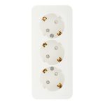Розетка Systeme Electric Blanca накладная молочная со шторками (BLNRA011312)