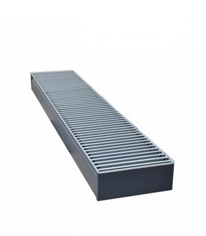 Конвектор внутрипольный КЗТО Бриз с 1 теплообменником 1800х260х80 мм правое подключение