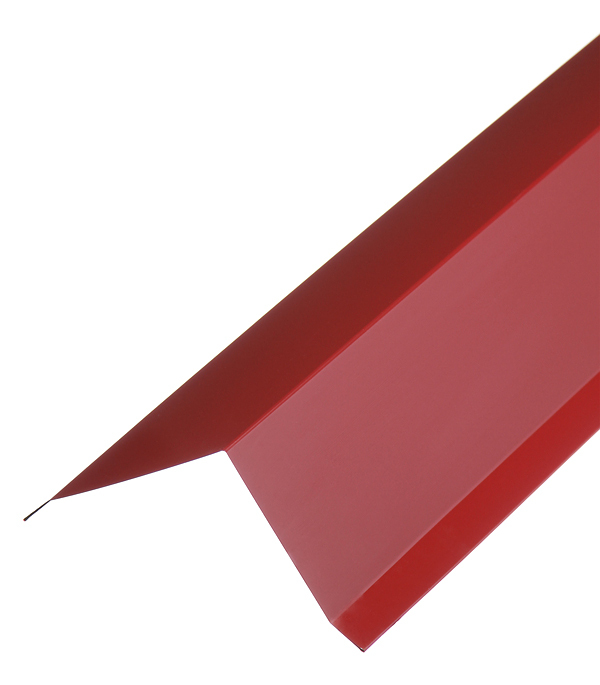 original-26643.jpg Планка торцевая для металлочерепицы 100х80 мм 2 м красное вино RAL 3005 — изображение 1