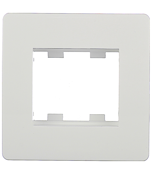 original-27013.jpg Рамка для кабель-канала DKC Viva белая с суппортом 2 модуля (10242) — изображение 1