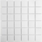 Мозаика Starmosaic белая керамическая 306х306х6 мм матовая antislip
