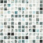 Мозаика Vidrepur Nature Air Force голубая стеклянная 317х317х4 мм глянцевая