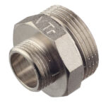 Ниппель переходной Valtec 1 1/4 НР(ш) х 3/4 НР(ш) латунный (VTr.580.N.0705)