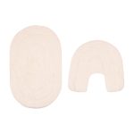 Коврик для ванной/туалета бежевый 50х80/50х50 см Verran Couple (500-60)