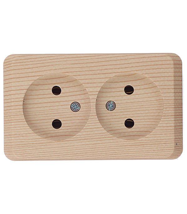 original-27227.jpg Розетка Systeme Electric Этюд накладная сосна (PA16-005D) — изображение 1