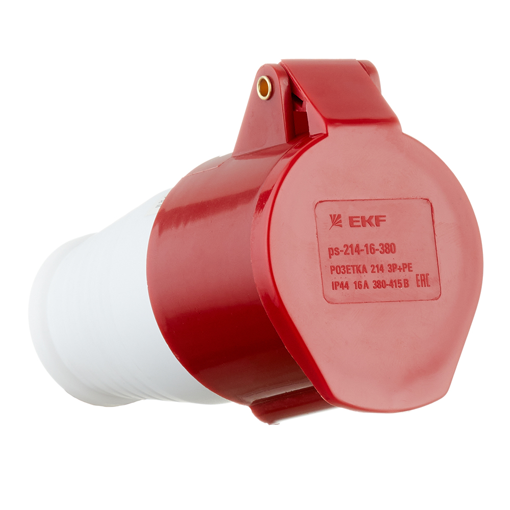 original-27293.jpg Розетка силовая переносная EKF PROxima 3Р+РЕ 16 А 380 В IP44 — изображение 1