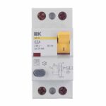 УЗО IEK Karat ВД1-63 63А 1P+N тип AC 30 мА 4,5 кА (MDV10-2-063-030)