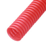 Труба гофрированная 32 мм СТС для металлопластиковых труб d20 мм красная (50 м)
