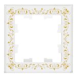 Рамка Systeme Electric AtlasDesign Art одноместная белая (ATN200101)