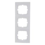 Рамка Lezard Karina трехместная белая (707-0200-153)