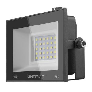 Прожектор светодиодный Онлайт OFL 4000К 30 Вт IP65 черный