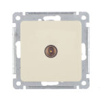 Розетка телевизионная Hegel Master встраиваемая слоновая кость (РСТВ-401-01)