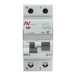 Автомат дифференциальный EKF Averes DVA-6 20А 1P+N тип A 30 мА 6 кА (rcbo6-1pn-20C-30-a-av)