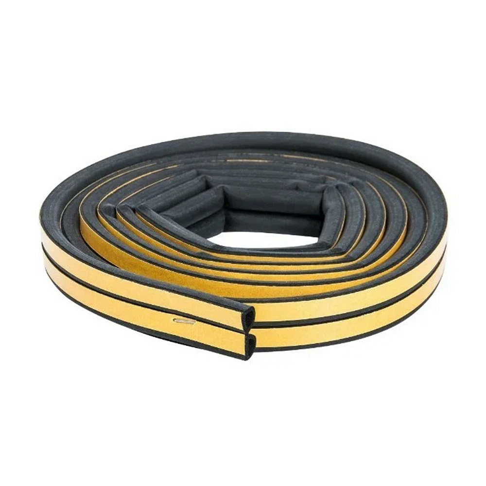 original-28268.jpg Уплотнитель для окон и дверей 12х10 мм 6 м (3+3 м) D профиль самоклеящийся черный — изображение 1