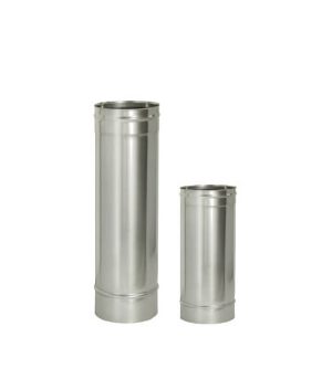 Дымоход Дымок d150 х 500 мм без изоляции AISI 439