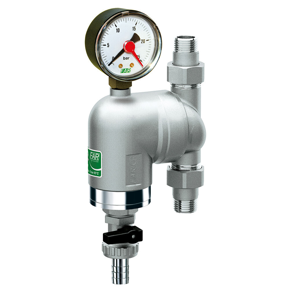original-28381.jpg Фильтр промывной Far с манометром 1/2 НР(ш) х 1/2 НР(ш) (FA 39A4 12100) — изображение 1