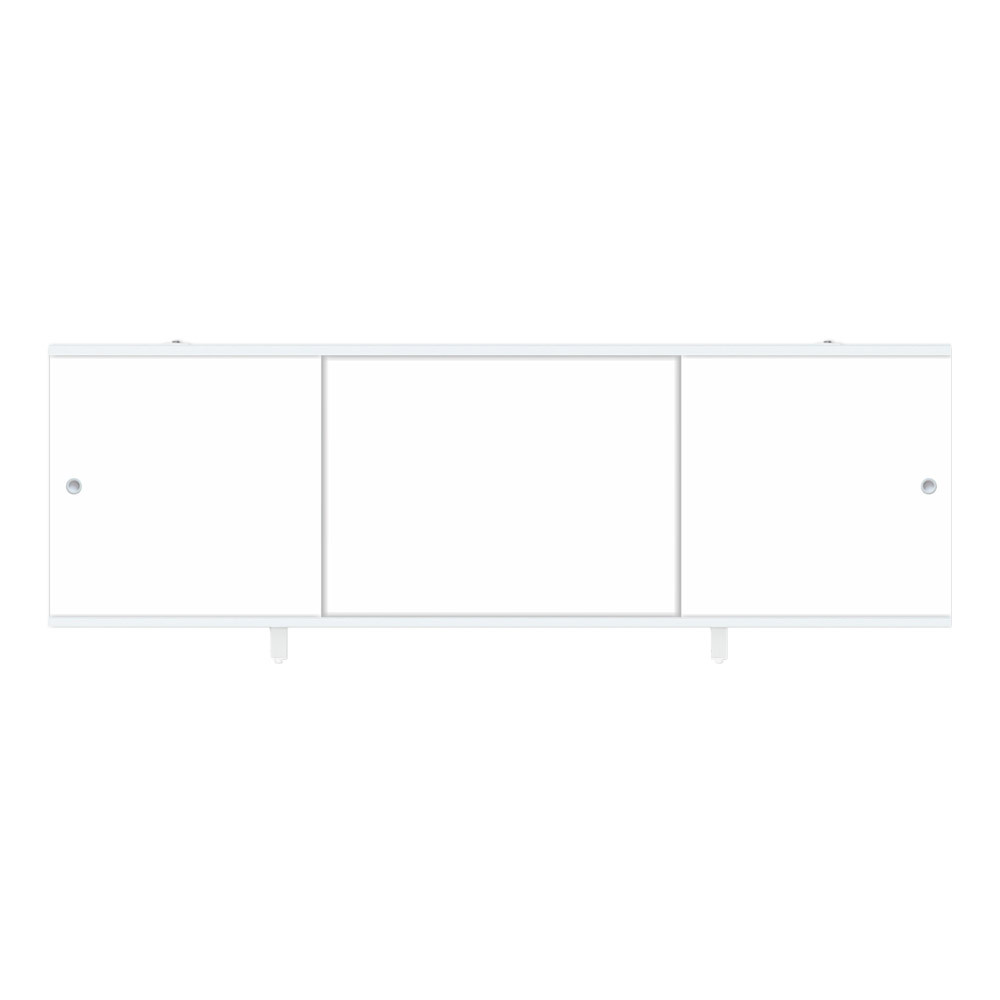 original-28571.jpg Экран для ванны Метакам Bravo ПВХ 168х60 см белый раздвижной (ЭПN_015506) — изображение 1