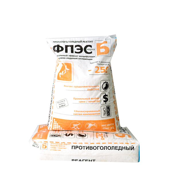 original-28900.jpg Реагент противогололедный ФПЭС марка Б -25 °С 25 кг — изображение 1
