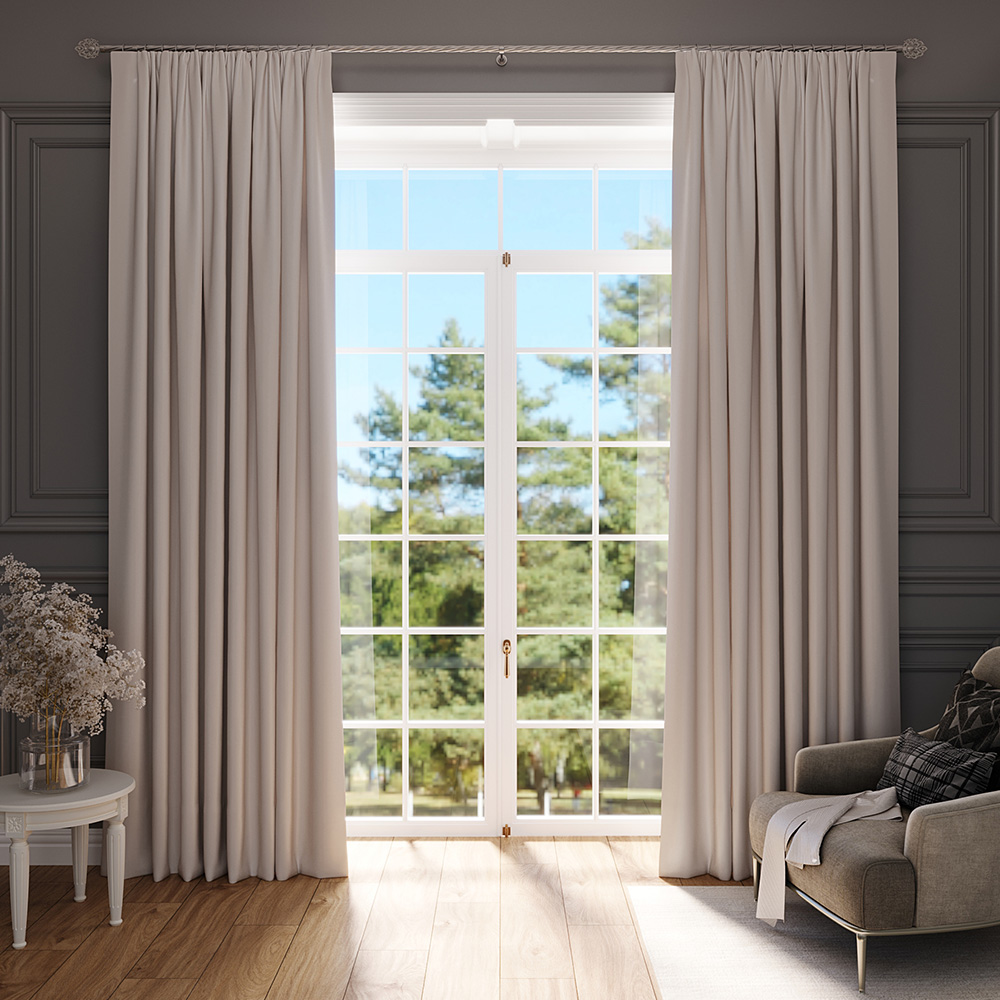 original-29177.jpg Штора блэкаут светло-серая 200х260 см Legrand Блэкаут (58093388) — изображение 1