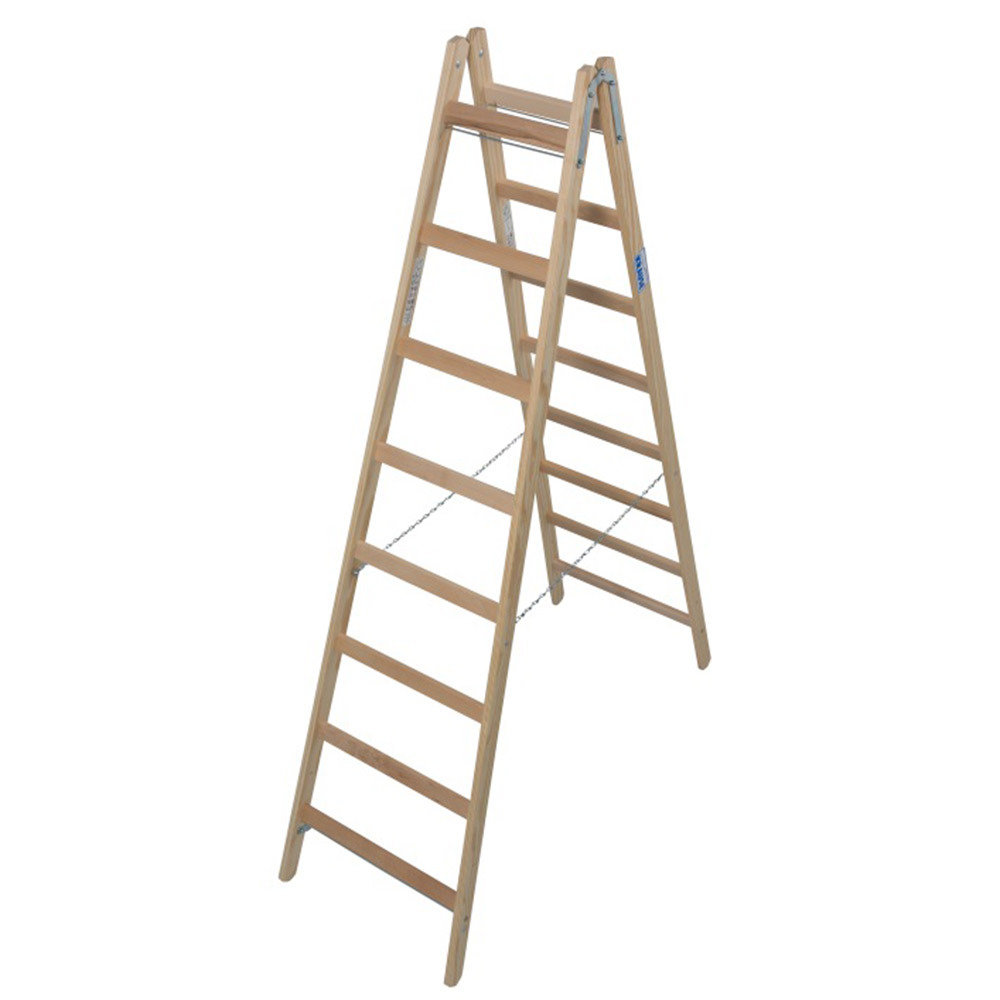 original-29258.jpg Стремянка деревянная 8 ступеней 1,50 м Krause — изображение 1