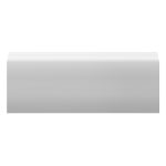 Плинтус экополимер Decomaster 70х15х2000 мм белый (A025)