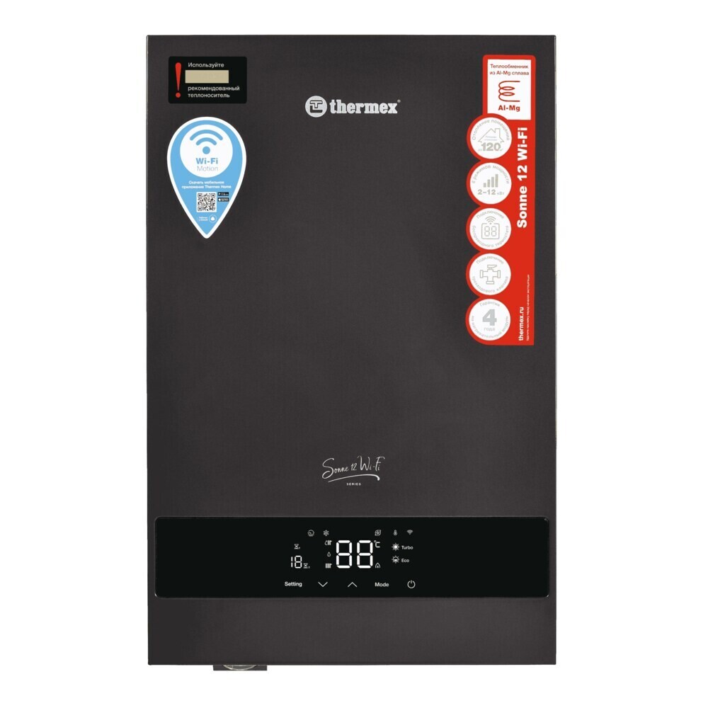 original-2943.jpg Котел электрический Thermex Sonne 12 Wi-Fi (12 кВт) 220/380 В одноконтурный (511703) — изображение 1