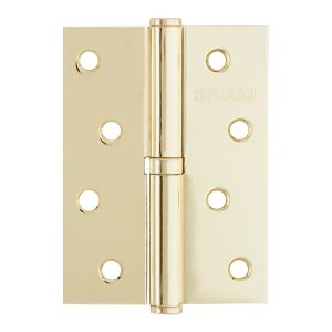 Петля Fuaro карточная левая разъемная 100х75 мм латунь