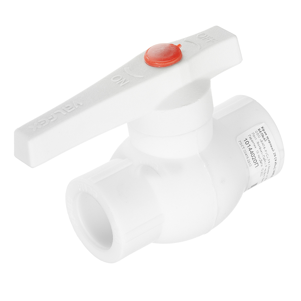 original-29565.jpg Кран шаровой полипропиленовый Valfex 20 мм (10144020П) — изображение 1