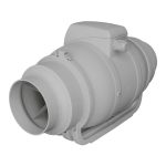 Вентилятор канальный осевой Era Pro Typhoon d125 мм белый