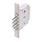 Замок врезной Эльбор 01.06.1941 Гранит для входной двери хром 5 ключей