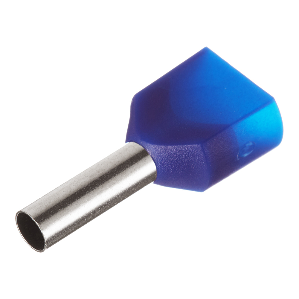 original-29656.jpg Наконечник штыревой втулочный изолированный EKF PROxima НШВИ-2 10 мм х 2,5 кв. мм двойной (50 шт.) — изображение 1