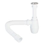 Сифон для раковины Wirquin Pro 1 1/4х40 мм с выпуском d63 мм с соединением 40/50 мм (30718050)