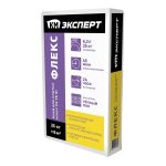 Клей для плитки/ керамогранита/ камня КМ Эксперт Флекс эластичный серый класс C2 TE S1 25 кг