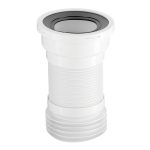 Слив для унитаза АНИ пласт d110 мм пластиковый гофрированный армированный для внутренней канализации (K918)