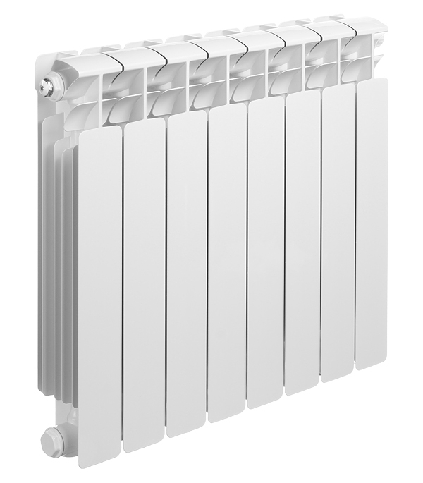 original-3006.jpg Радиатор биметаллический Rifar Base Ventil 500 мм 8 секций 3/4 нижнее правое подключение белый — изображение 1