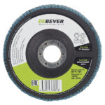 Круг лепестковый по металлу/древесине Debever 125х22,2 мм P60 торцевой (FDC125Z60/548)