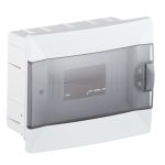 Щит распределительный встраиваемый Makel ЩРВ-П-8 пластиковый IP40 175х210х95 мм 8 модулей с DIN-рейкой и нулевой шиной