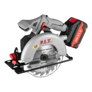 Пила дисковая аккумуляторная P.I.T. One Power 20 В 4Ач Li-Ion d165 мм с АКБ и ЗУ (PKS20H-165A/1)