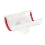 Воронка желоба пластиковая d120-87 мм Grand Line белая RAL 9003