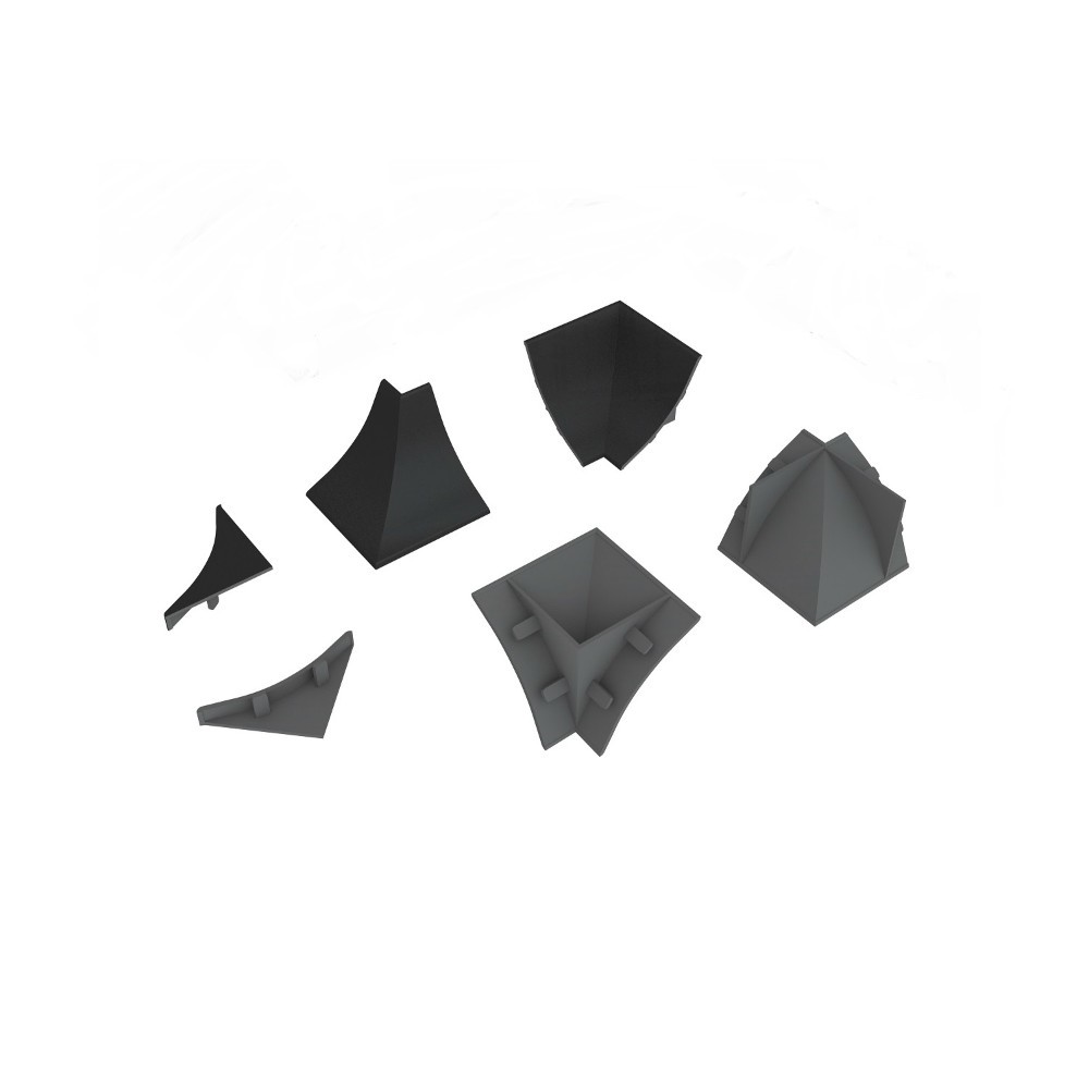 original-30941.jpg Комплект заглушек и уголков для плинтуса 56х30х7 мм камерун Korner — изображение 1