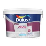 Краска моющаяся Dulux/Luxium Easy для обоев и стен база BW белая 2,5 л