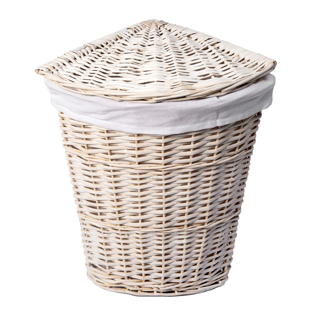 original-3164.jpg Корзина для белья WasserKraft Vils 390х390х560 мм 59,9 л белая (WB-560-L) — изображение 1
