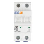 Автоматический выключатель модульный КЭАЗ OptiDin BM63 2P 40А тип C 4,5 кА 230 В (326807)