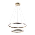 Люстра светодиодная подвесная Arte Lamp Meridiana 70 Вт 3000-6000К 3 кв.м (A2198SP-2GO)