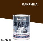 Антисептик Акватекс Сканди кроющий декоративный для дерева лакрица 0,75 л